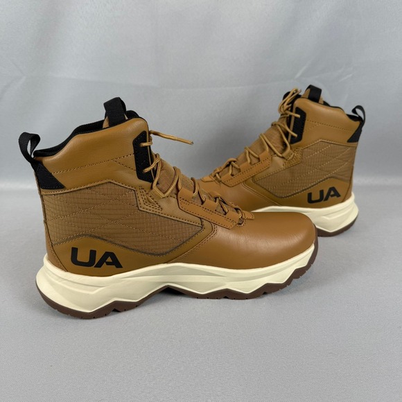 Under Armour Stellar G2 6" Tactical Boots Mens 9 Light Brown 3025578-200 New NIB - Picture 3 of 10